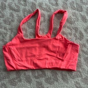 Coral Free People Sports Bra